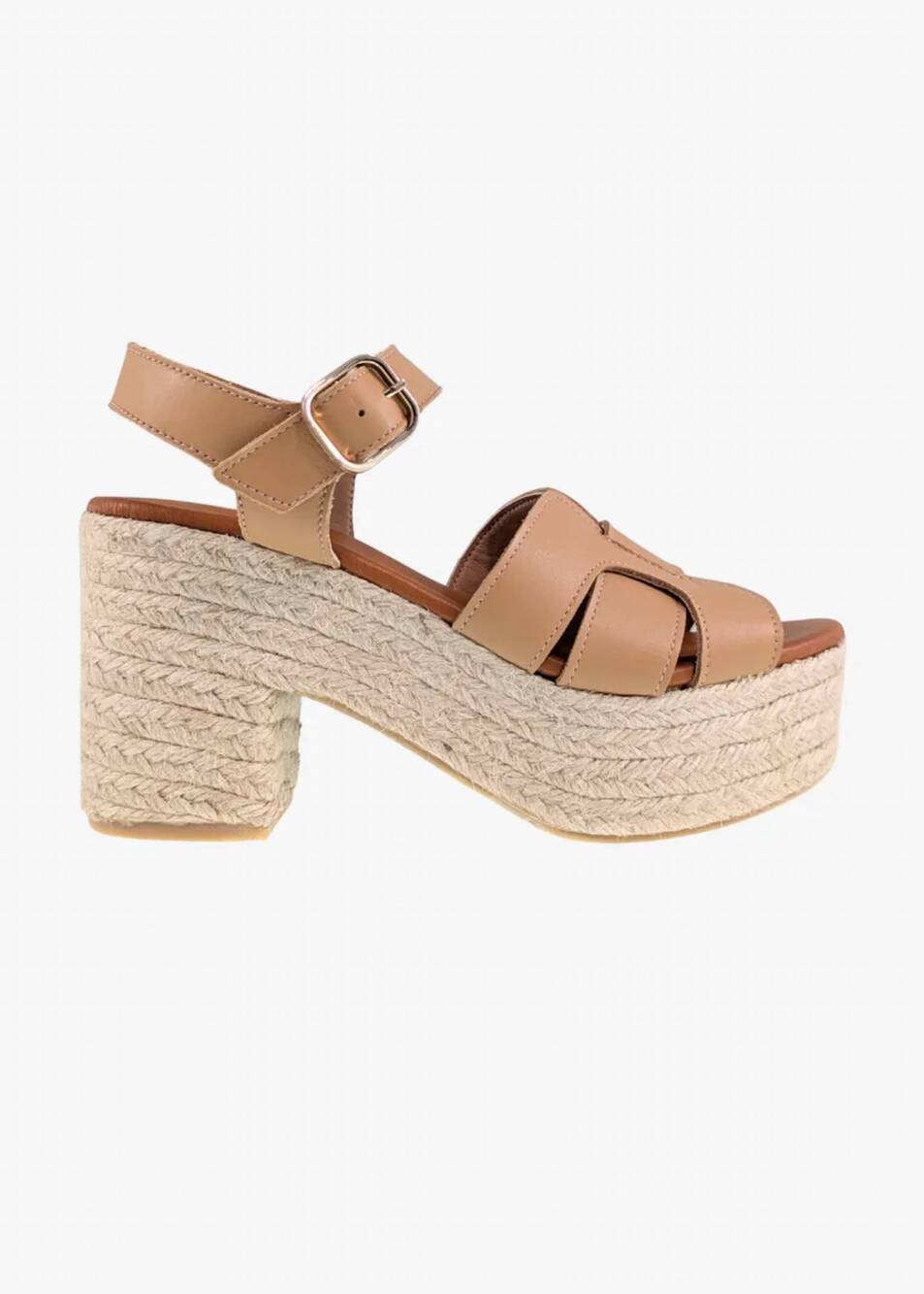 NEW ATELIERS women's nadia platform sandal in tan
